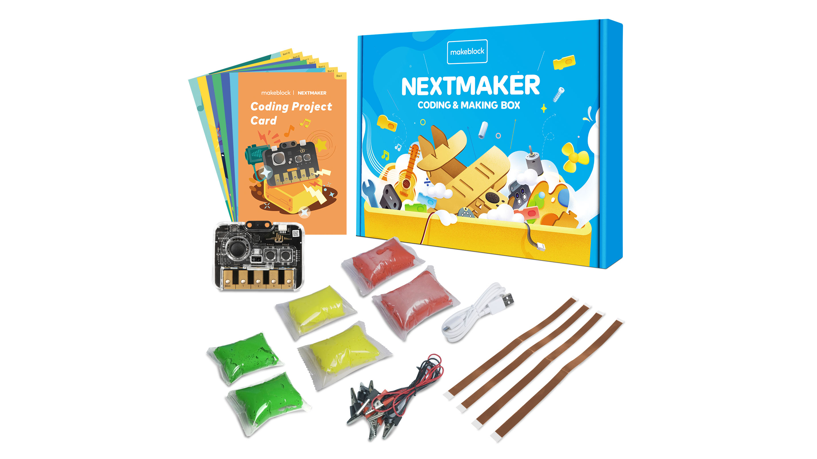 Watch NextMaker Box 1-Fingertip Piano, STEM Project Science Kit on